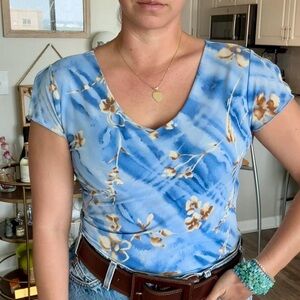 Light Blue Vintage Flop Top by Rave Size L